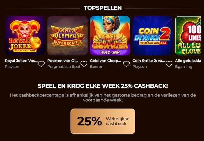 RodeoSlot Casino games