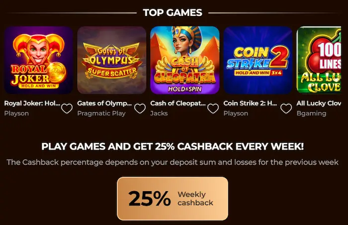 RodeoSlot Casino games